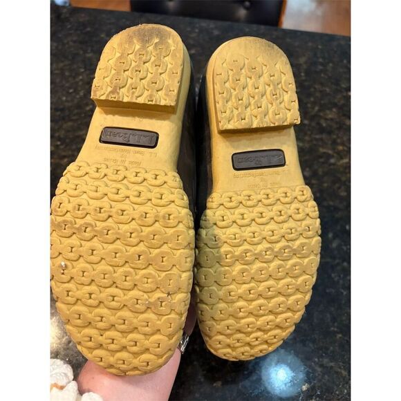 L.L. Bean Women's Size 7 Brown Leather Duck Boots Waterproof Casual - Picture 7 of 8